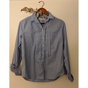 LOFT pleated button up